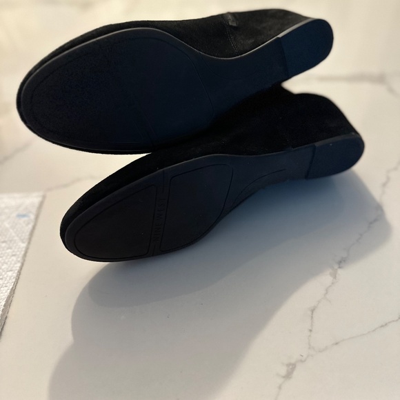 FLAT BLACK SUEDE ANKLE BOOTS - Picture 3 of 5